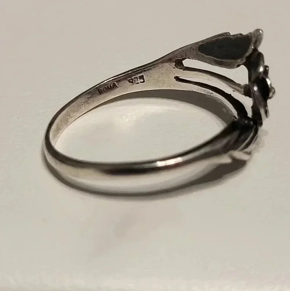 Sterling Boma 🌹Rose🌹 Ring 7.5